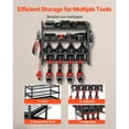 thumbnail image 4 of KFFKFF Power Tool Organizer Wall Mount, 4-Layer Storage Rack with 4 Drill Holders, Tools Holder and Storage Rack with Screwdriver Holder, 4 of 9