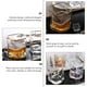 thumbnail image 2 of KAKOWELY 1 vaso transparente para whisky, creativo, para cerveza, para fiestas y festivales, dorado., 2 of 5