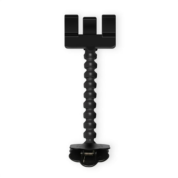 Mascota selfie stick con clips de alimentos clip-on 360 grados rotación fotografía entrenador foto entrenamiento herramientas accesorios suministros negros