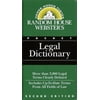 Pre-Owned Random House Webster's Pocket Legal Dictionary: Second Edition (Paperback) 0679764356 9780679764359