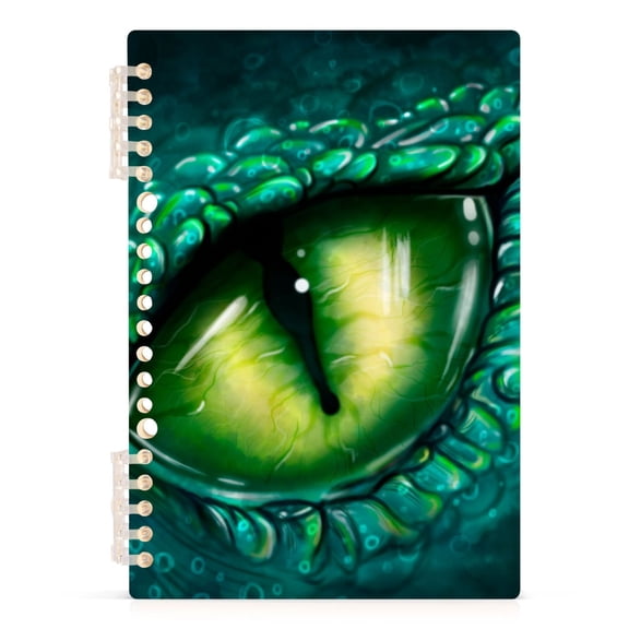 Eye of Dinosaur Spiral Journal Notebook College Ruled Notebook 8.3" x 5.7" A5 Lined Thick Paper Page