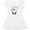AA-White, variant on Inktastic Cute Christmas Penguin in Blue Hat Gift Baby Girl Dress