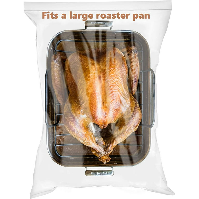Extra Large Reclosable Roaster Food Storage Bag, 5 Gallon Big Size