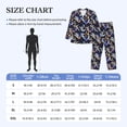thumbnail image 4 of Kdxio Astronauts in sport Men’s Pajama Set Pajamas For Men 2 Piece PJ Set with Men Pajama Pants and Long Sleeve T-Shirt Lounge Set-X-Large, 4 of 7