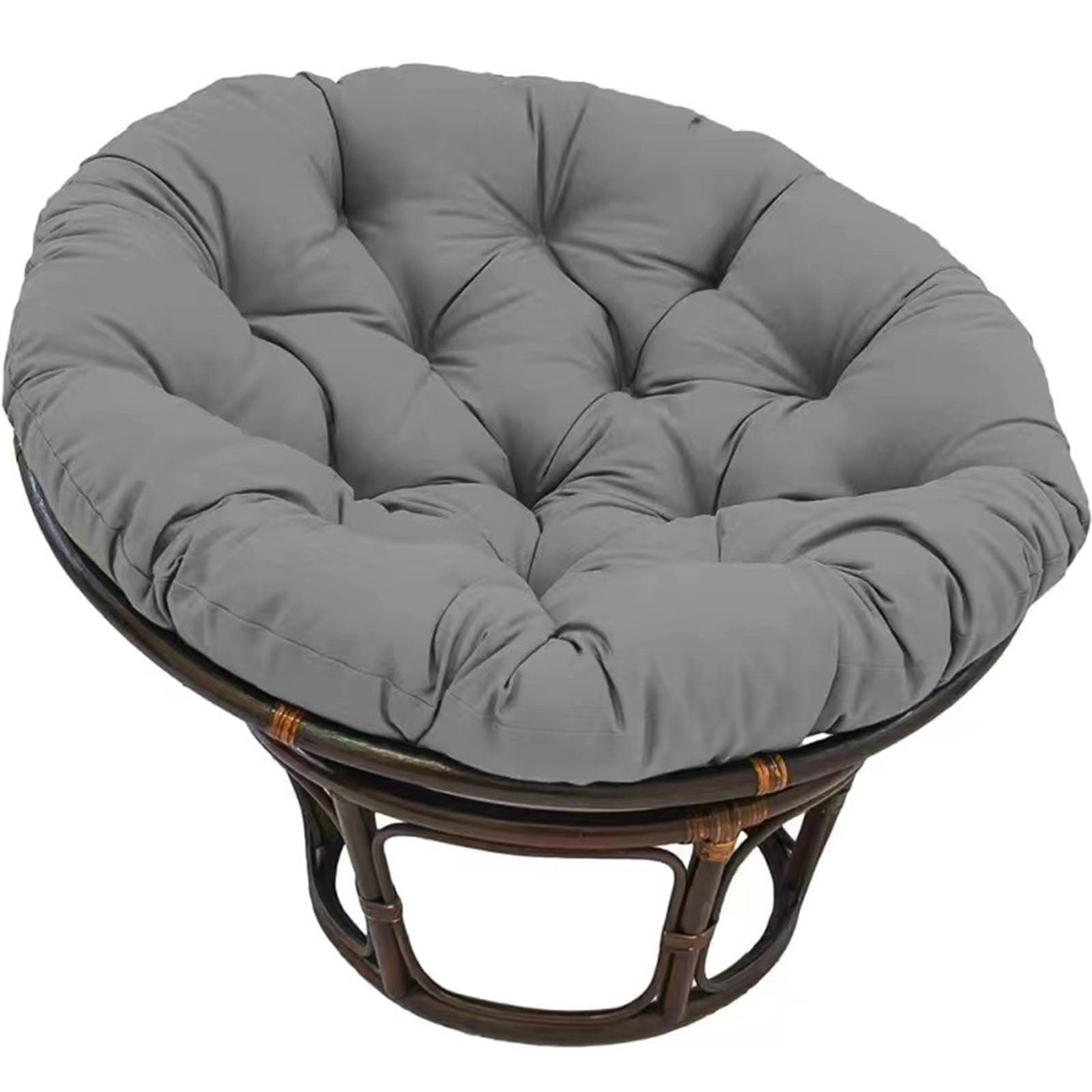 Hanging Chair Cushion Round 20 Inch Washable Waterproof Patio Rocking Chair Seat Pad, Egg Shape Indoor Outdoor Replacement Cushion for Garden Basket Swivel Chair, Floor Mat, Meditation(50x50cm, 1PC)