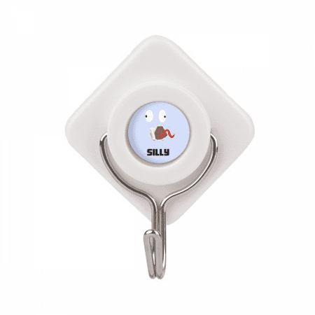 

Silly Blue Emotion Wriggling Tongue Adhesive Wall Hooks Hanging Self Sticky