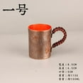 thumbnail image 7 of Pure Copper Coffee Cup Purple Copper Small Tea Cup and Beer Cup Mugs (Burnt color cup,150-550ML), 7 of 7