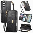 thumbnail image 1 of Flip Case for FOXDOCK Samsung Galaxy A16 Wallet Function Floral Embossed Gift Choice Full Protection Kickstand Viewing, 1 of 6