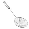 thumbnail image 2 of Colador de malla Skimmer Cucharón Acero inoxidable Mango largo Cocina Freír Cocción Colador Colador Cuchara Inevent HA2433-01B, 2 of 2