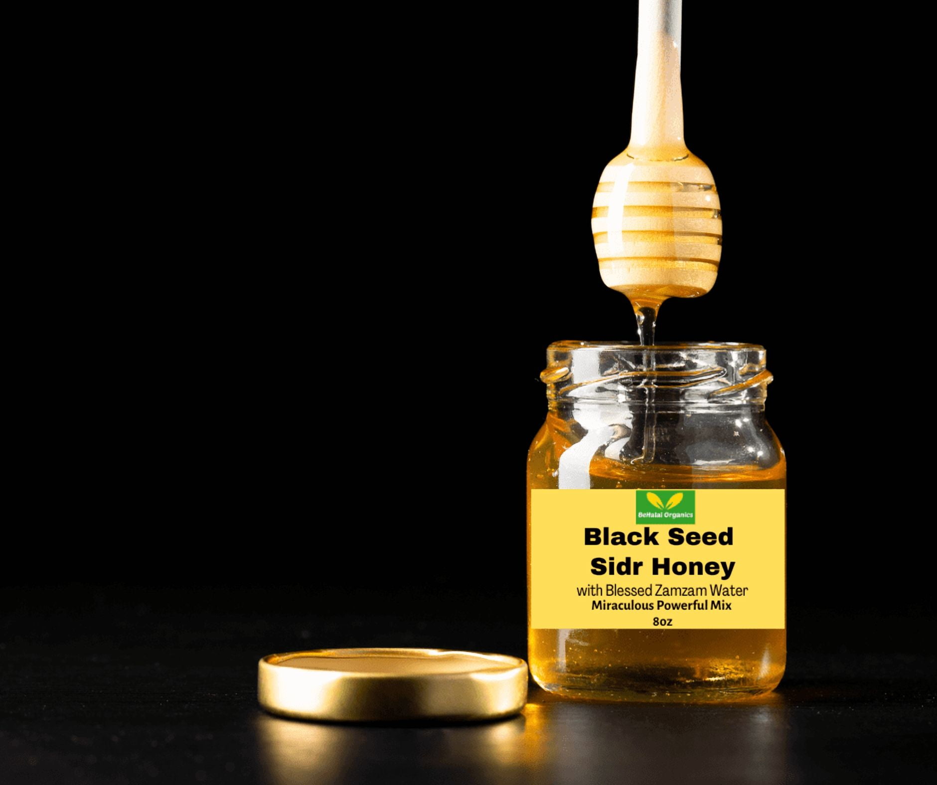 Sidr Honey With Black Seed &  Zam Zam 8oz