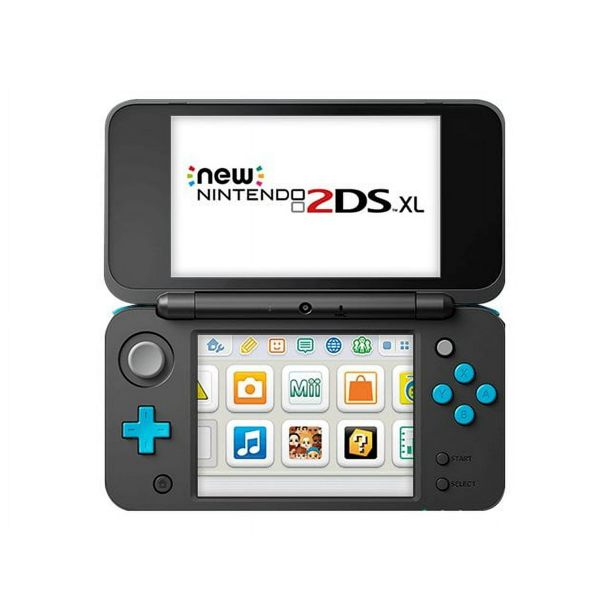New Nintendo 2DS XL - Handheld game console - black, turquoise