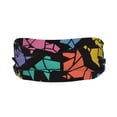 thumbnail image 2 of Lsque Colorful Geometric Dog Pattern Sweatbands Sports Headband for Men & Women - Moisture Wicking Athletic Cotton Terry Cloth Sweatband for Tennis, Basketball, Running, 2 of 9