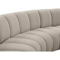 thumbnail image 5 of Meridian Furniture Infinity Brown Boucle Fabric 8pc. Modular Sectional, 5 of 11