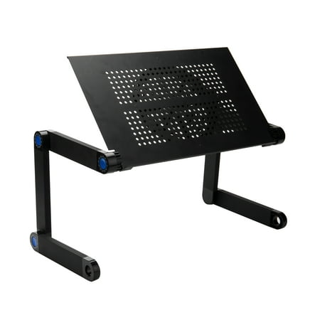 Mind Reader - Lap Desk with Adjustable Legs, - Black