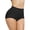 Black(Mid Waisted), variant on Werena Tummy Control Shapewear Panties for Women Midriff Waisted Shaping Underwear Body Shaper Slimming Panty Girdle