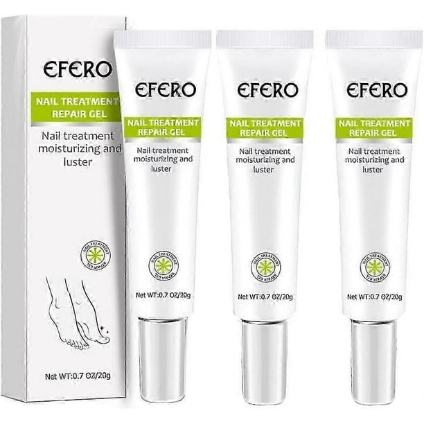 3x Efero Nail Exfoliation Plant Nail Repair Fluid Nail Cream Nail Treatment Gel Nail Repair Gel Moisturizing Nail Luster