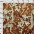 thumbnail image 3 of oneOone Cotton Poplin Twill Brown Fabric Tropical Fabric For Sewing Printed Craft Fabric By The Yard 56 Inch Wide, 3 of 4