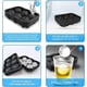 thumbnail image 5 of Silicone Ice Cube Tray Round Ice Cube Mold Sphere Ice Ball Maker (6 Round Ice Balls Black), 5 of 5