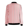 thumbnail image 5 of ChaoHeng Womens Jackets and Coats Clearance Up to 45% Off,Women's Printed Cardigan Jacket Zippered Jacket Long Sleeved Casual Jacket(Red,XXL), 5 of 5