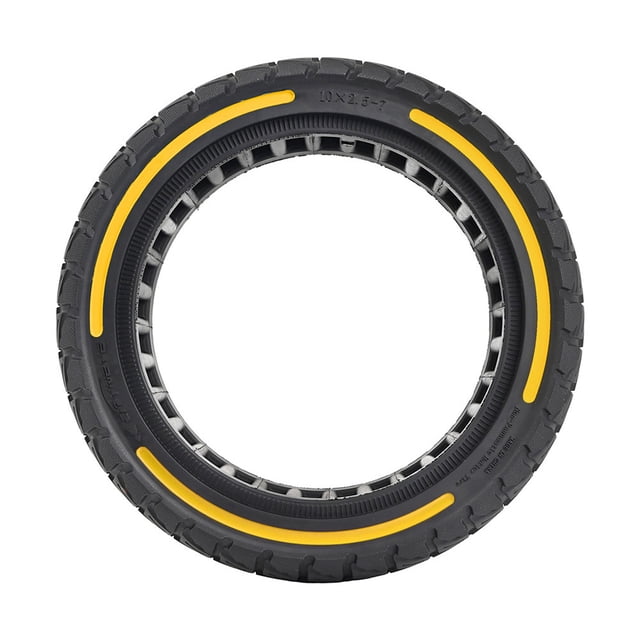 10x2.5-7 Honeycomb Tire Tubeless Solid Tire Compatible for 4/4 Electric