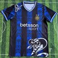 thumbnail image 1 of Camiseta De Fútbol Clásica De Verano De Edición Especial Del Inter De Milán Para La Temporada 24-25, Camiseta De Manga CortaXL, 1 of 2