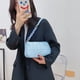 thumbnail image 5 of Bolsa Retro Mujeres Color Sólido PU Cuero Hombro Axila Bolso Bolsos (Azul) JShteea Para Estrenar, 5 of 9