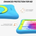 thumbnail image 4 of iPad 9.7 2017/2018 Case for Kids - Lightweight Shockproof Handle Stand Rugged Cover for Apple iPad 6th Generation/Air 2 (Blue), 4 of 6