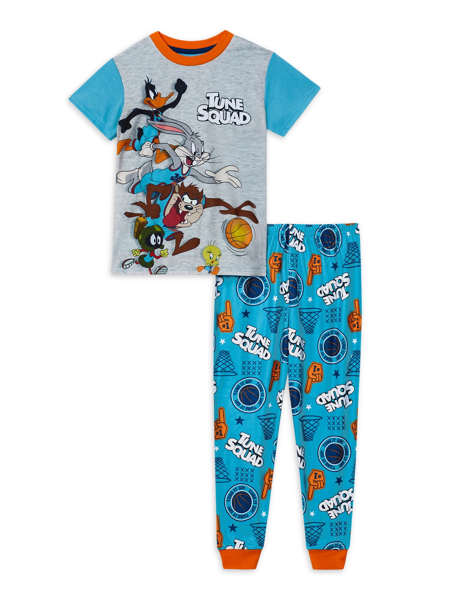 Space Jam Boys Short Sleeve Pajamas Set, Sizes 412