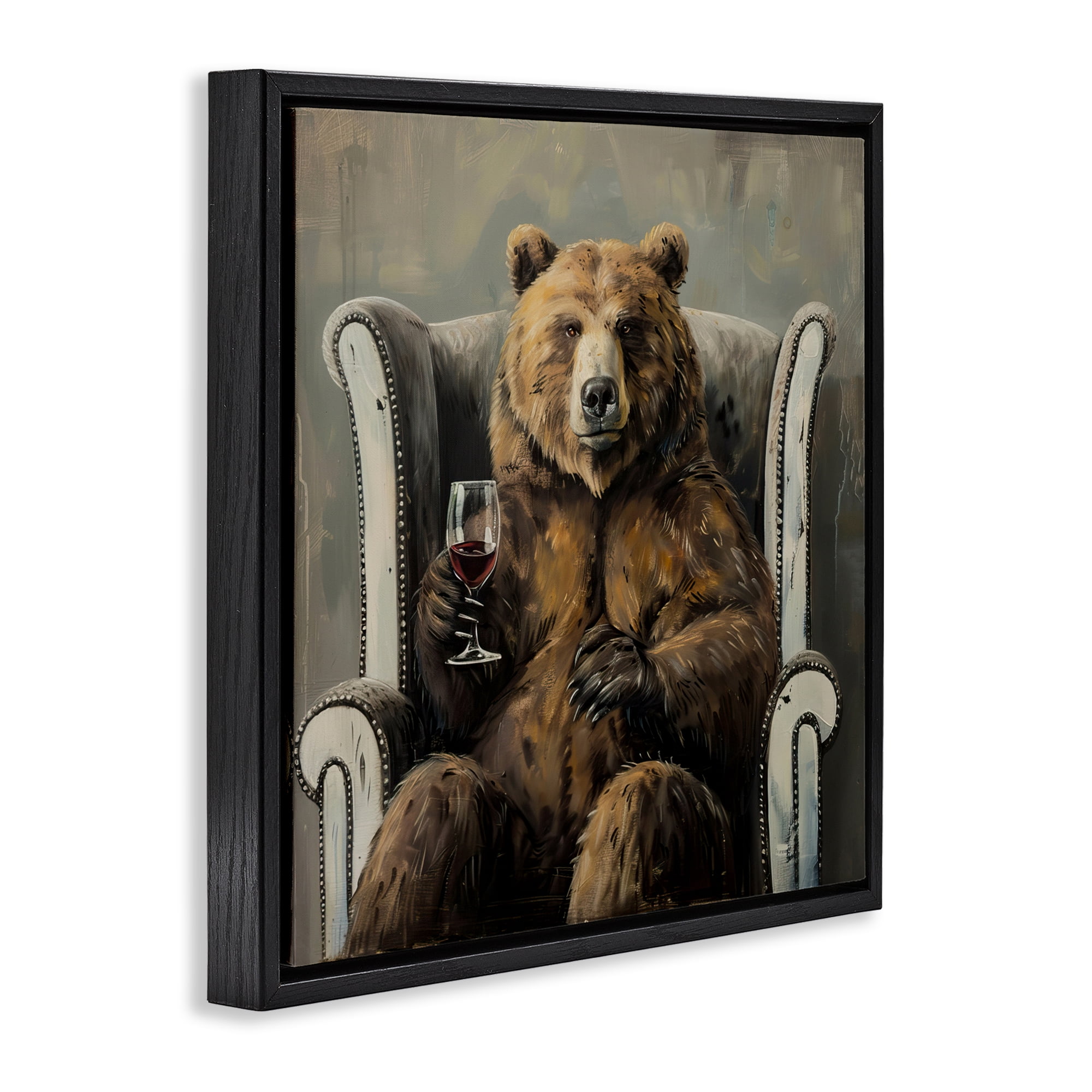 Stupell Industries It Was A Rough Day Black Framed Floater Canvas Wall Art, design by Tina LeCour