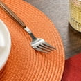 thumbnail image 3 of 15" Braided Placemat, Polypropylene, Washable Non-Slip, Heat Resistant, Indoor Outdoor Dining, 3 of 8
