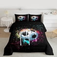 thumbnail image 2 of Feelyou Splatter Football Twin Comforter Sets, Cute Cartoon Bedding Set, 2 Pieces, 2 of 8
