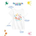 thumbnail image 6 of Garanimals Newborn, Baby & Toddler Girl Cotton Short-Sleeve Graphic T-Shirt, Sizes 0-6T, 6 of 8