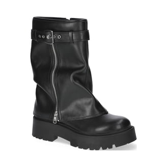 Steve Madden Black‎ Leather Side-Gore Combat Chelsea Boot Steve Madden Jotter Dress Ankle Boots Mens 11 M Black  main image 4