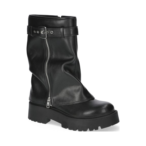 No Boundaries Women's Foldover Moto Boots
