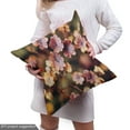 thumbnail image 5 of Ambesonne Floral Fabric by the Yard Upholstery, Flowers Flourishing Spring, 5 Yards, Pale Orange Mauve and Green, 5 of 5