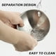 thumbnail image 5 of Cuenco elevado para gatos con acero inoxidable, comedero elevado para gatos, cuenco protector con cuello inclinable para mascotas, 5 of 8