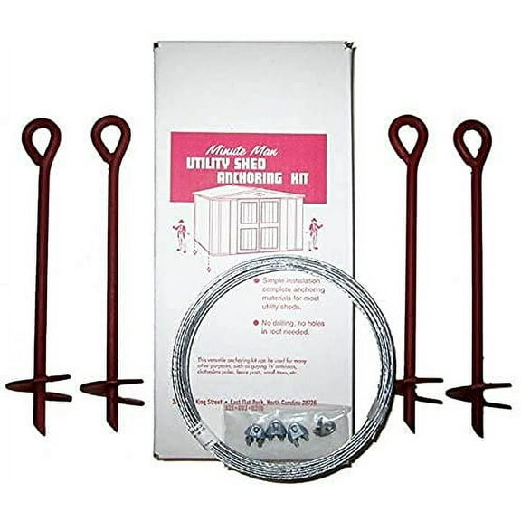 Minute Man Anchor Kit For Storage Shed