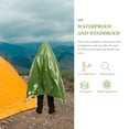 thumbnail image 3 of Manta de emergencia para exteriores, saco de dormir cálido, plegable, aislante, primeros auxilios, refugio seguro, película reflectante de supervivencia, 3 of 6