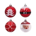 thumbnail image 3 of Xihbxyly Juego de Adornos Navideños, Bolas Colgantes Irrompibles, Diseños de Muñecos de Nieve y Flores Pintados a Mano, Decoración para Árbol de Navidad, Decoraciones para Fiestas y Bodas, Fácil de C, 3 of 7