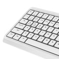 thumbnail image 4 of Riousery 2.4G Wireless Keyboard 75% 84 Keys Full Sized Silent Computer Keyboard with Numeric Pad Scissor Switch for Laptop PC Desktop Notebook White (12.7 in / 32.3 cm), 4 of 9