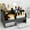 Black, variant on Makeup Organizer with Drawers, Cosmetic Storage for Dresser Vanity and Bathroom Countertop, Beauty Holder for Lipstick Brush, Skincare Organizer for Vanity, Cosmetic Display Case (White)