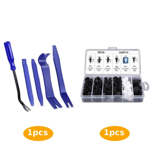 2pcs New 5pcs auto interior skid tool instrument Auto Prying panel door modification disassembly driver
