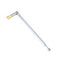 thumbnail image 2 of Universal AM/FM Car Antenna, Telescopic Stainless Steel, 5-Section 37cm, 1 Piece, 2 of 6