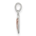 thumbnail image 2 of Sterling Silver and Rose Tone Heart and Arrow Pendant, 2 of 5