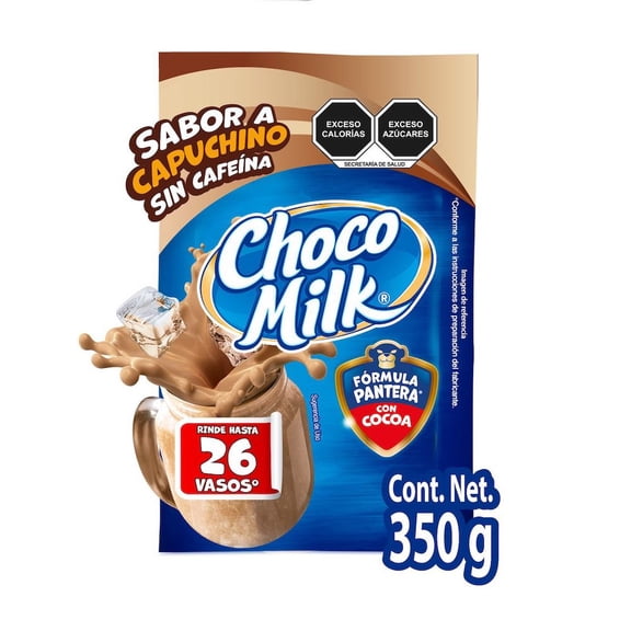 Chocolate en polvo Choco Milk sabor capuchino 350 g
