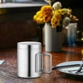 thumbnail image 6 of koolsoo Stainless Steel Camping Cup Camping Mug Drink Cups Tableware Reusable Water Cup Coffee Mug for Picnic Touring Cooking Outdoor 400ml, 6 of 8