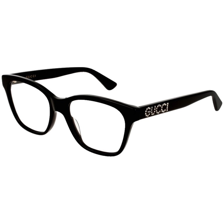 Gucci GG0420O 001 Square Eyeglasses - Black 52mm Gucci GG0420O 001 Black 52-18-140 Eyeglasses Frames Italy | eBay main image 4