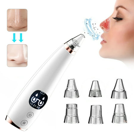 Multi-Functional Blackhead Vacuum Cleaners - USB Rechargeable Facial Blackhead Removal Tools Set Pore Cleanser Vacuum Acne Comedone Extractor Face Skin Care Beauty Tool