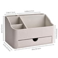 thumbnail image 4 of Desk Organizer with Drawer, Multifunction Pencil Holder for Desk, Desk Organizer and Accessories 5 Comparetments for Home Office Supplies (Beige), 4 of 7
