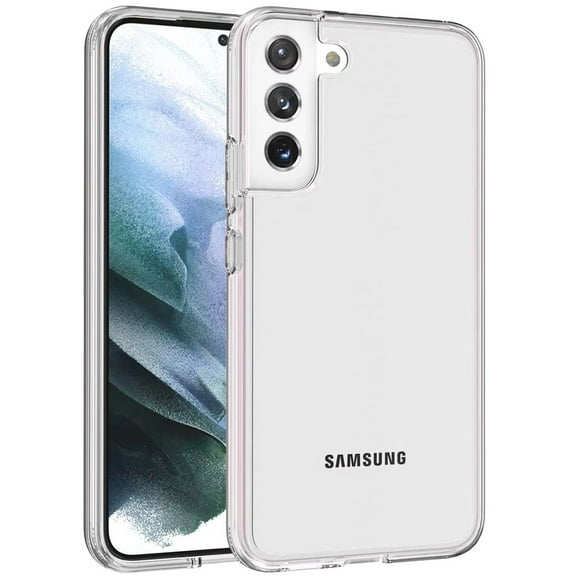 For Samsung Galaxy S21 5G Transparent Shock Absorption PC   TPU Rubber Gel Thick 3mm Hybrid Silicone Slim Fit Back Cover, XPM Phone Case [Clear]